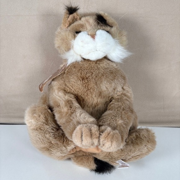 Folkmanis Puppets Other - Folkmanis BOBCAT Full Bodied Hand Puppet Folktails 15" Plush Puppet
